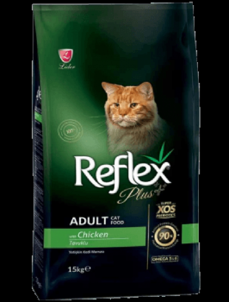 Reflex plus cat food 15kg chicken flavour